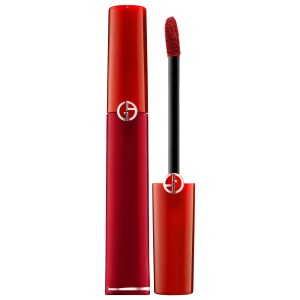 Armani Beauty Lip Maestro Liquid Matte Lipstick 205 Fiamma - Brown Brick Red Cream Formula Matte Finish