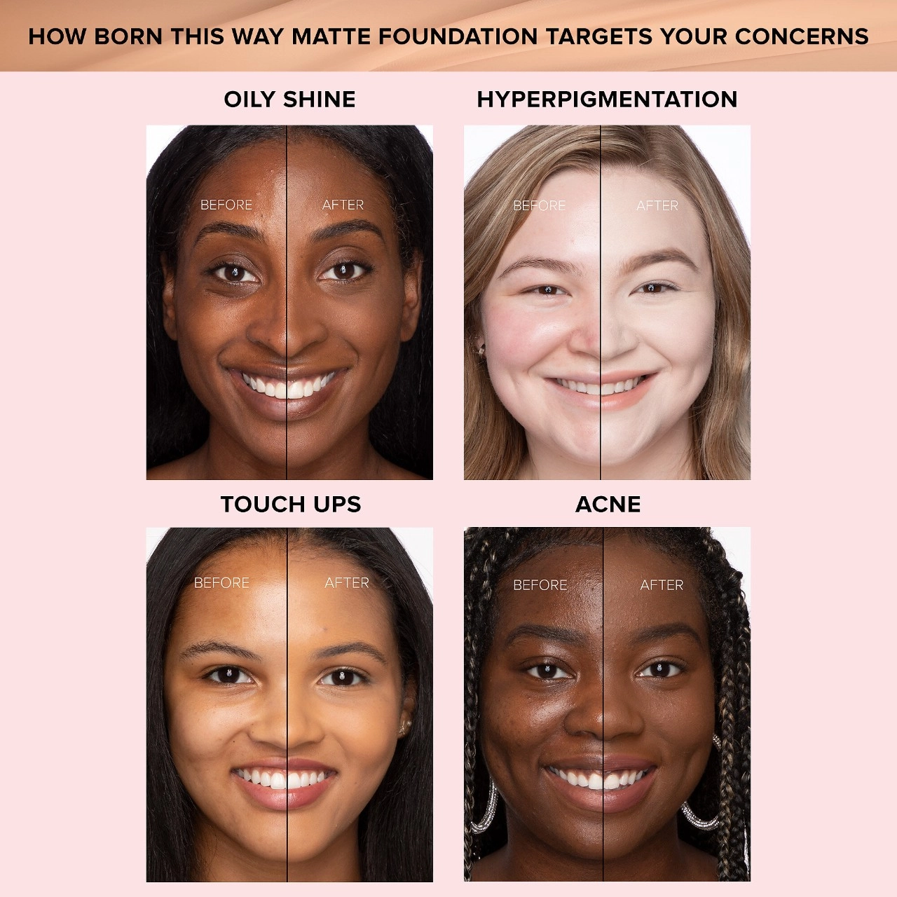 Too Faced Born This Way Matte Longwear Liquid Foundation Color: Pearl - Fair with Neutral to Rosy Undertones - Image 5