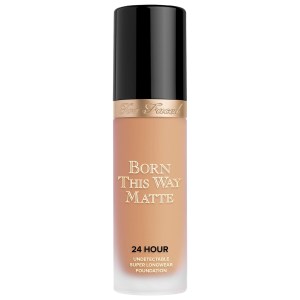 Too Faced Born This Way Matte Longwear Liquid Foundation Color: Warm Beige - Medium with Neutral Undertones