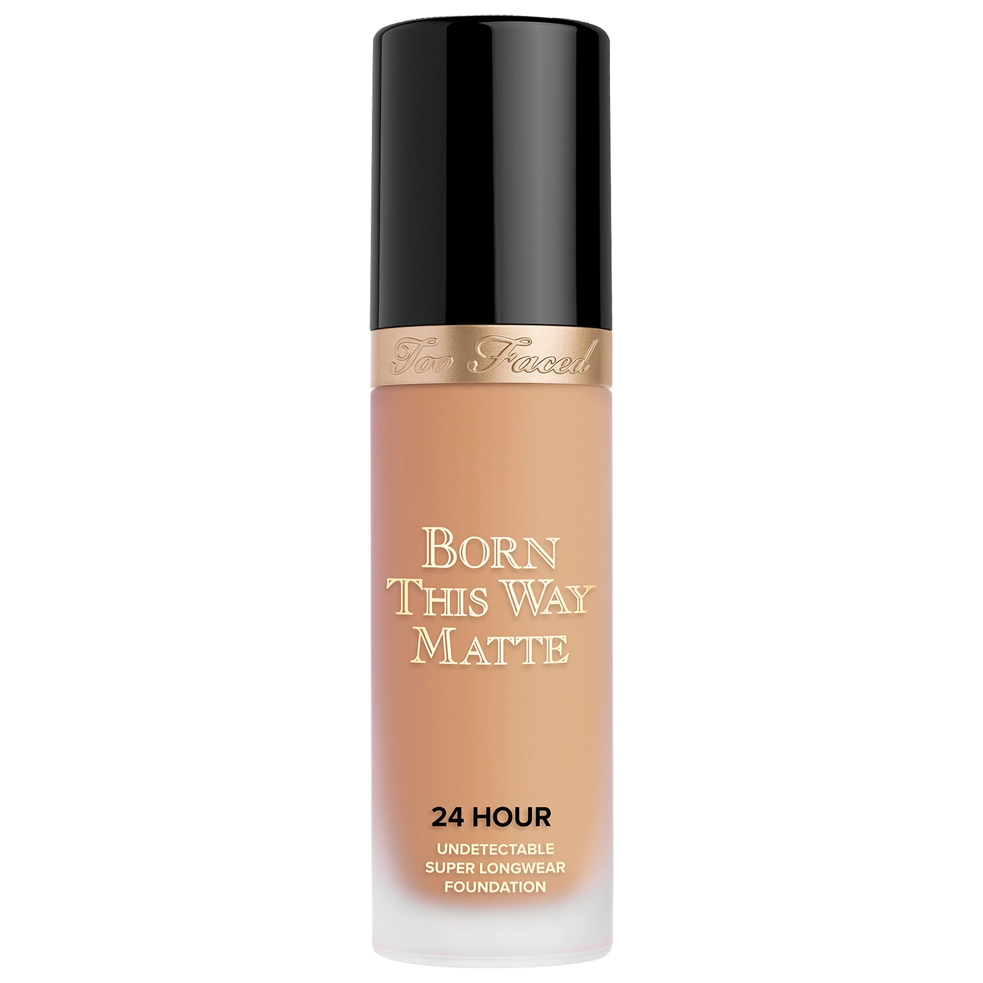 Too Faced Born This Way Matte Longwear Liquid Foundation Color: Warm Beige - Medium with Neutral Undertones