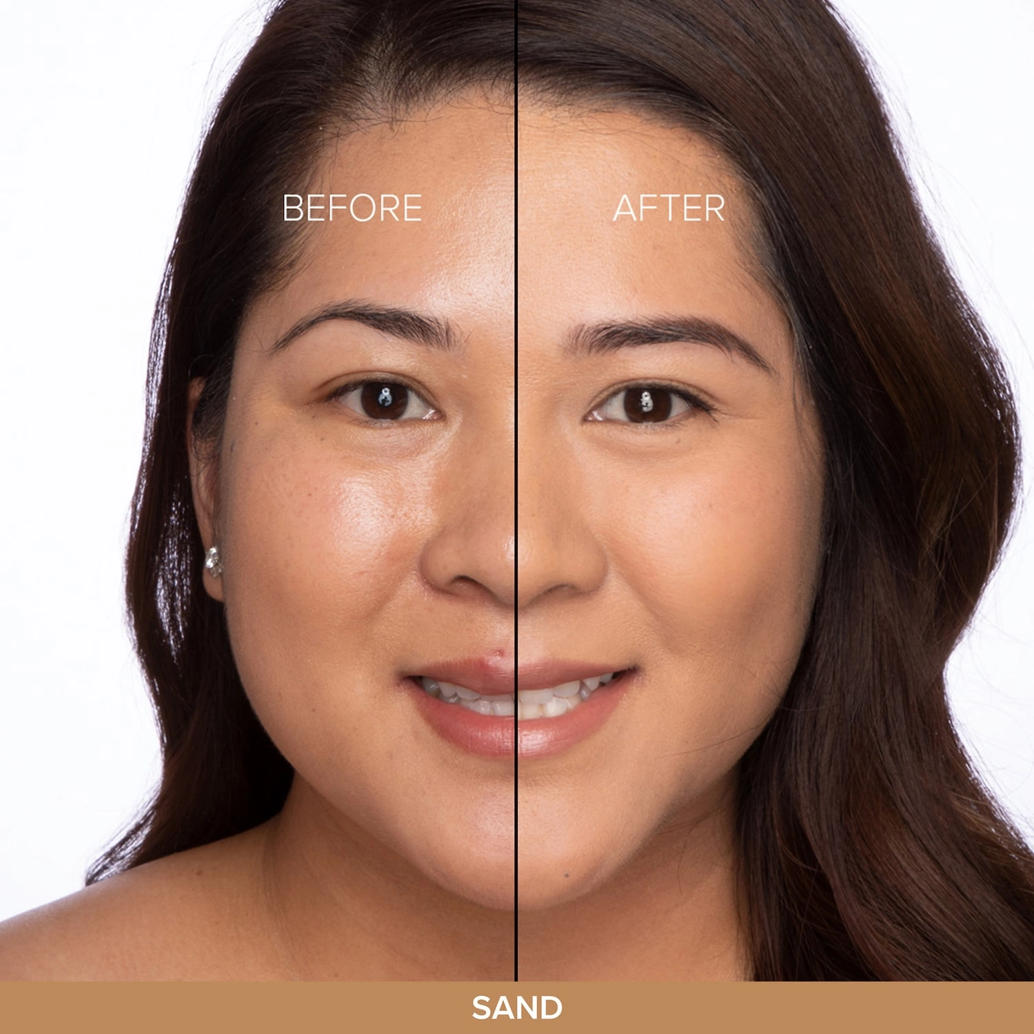 Too Faced Born This Way Matte Longwear Liquid Foundation Color: Sand - Medium with Golden Undertones - Image 3