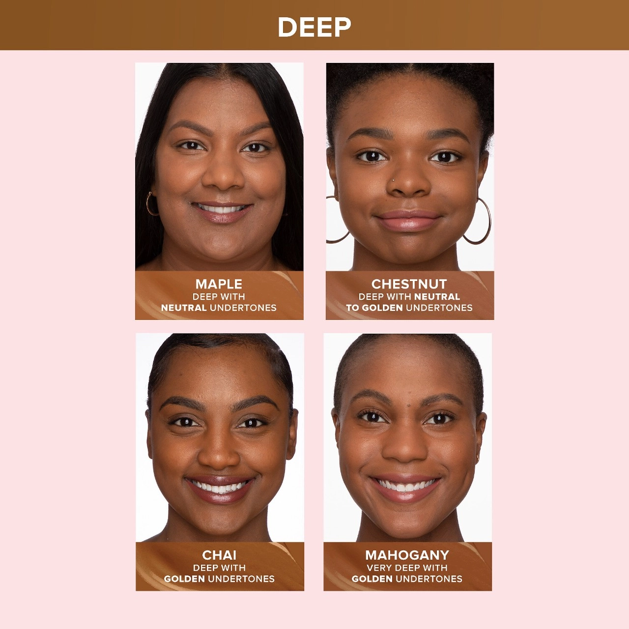 Too Faced Born This Way Matte Longwear Liquid Foundation Color: Chai - Deep with Golden Undertones - Image 4