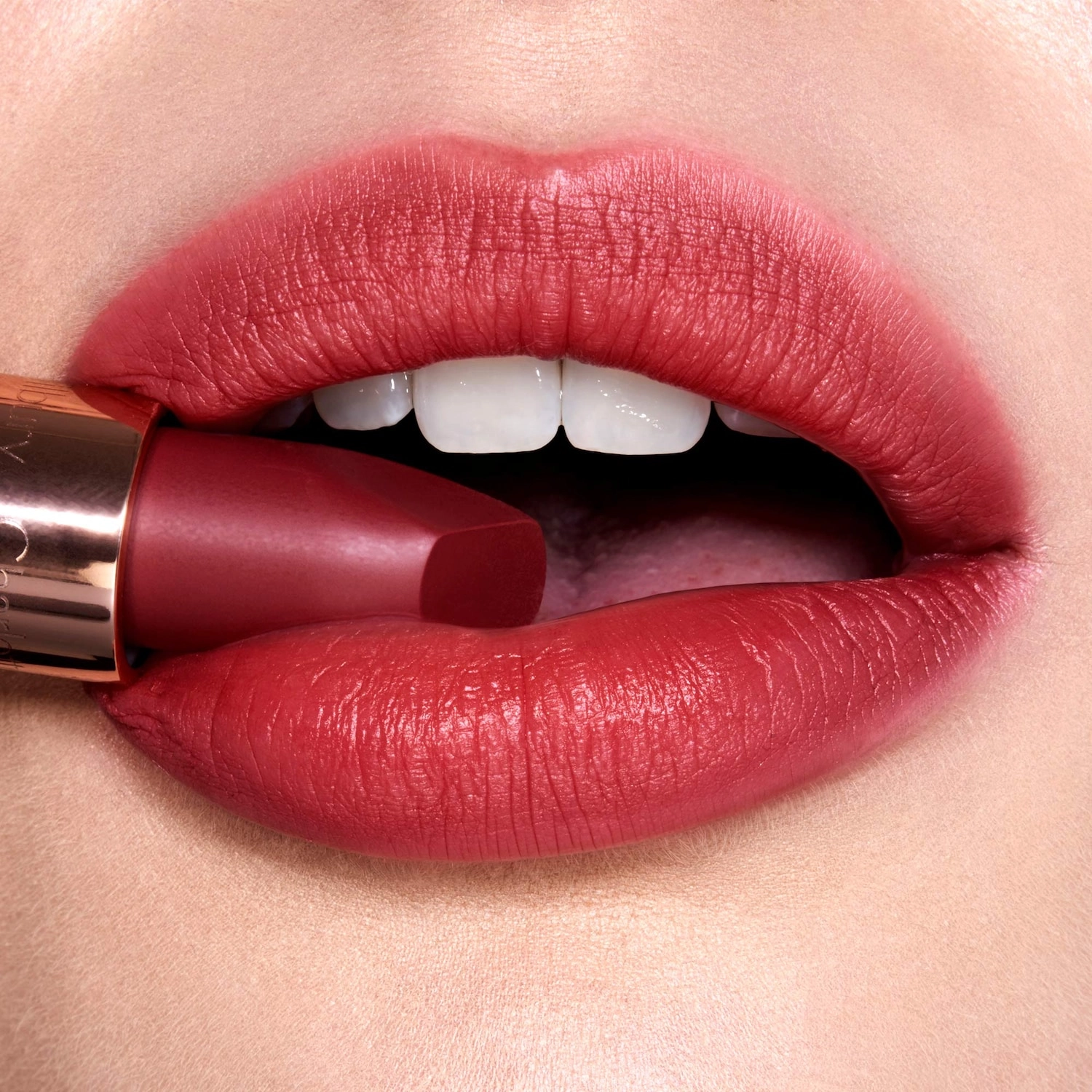 Charlotte Tilbury Matte Revolution Lipstick Color: Walk of No Shame - Berry Rose - Image 2