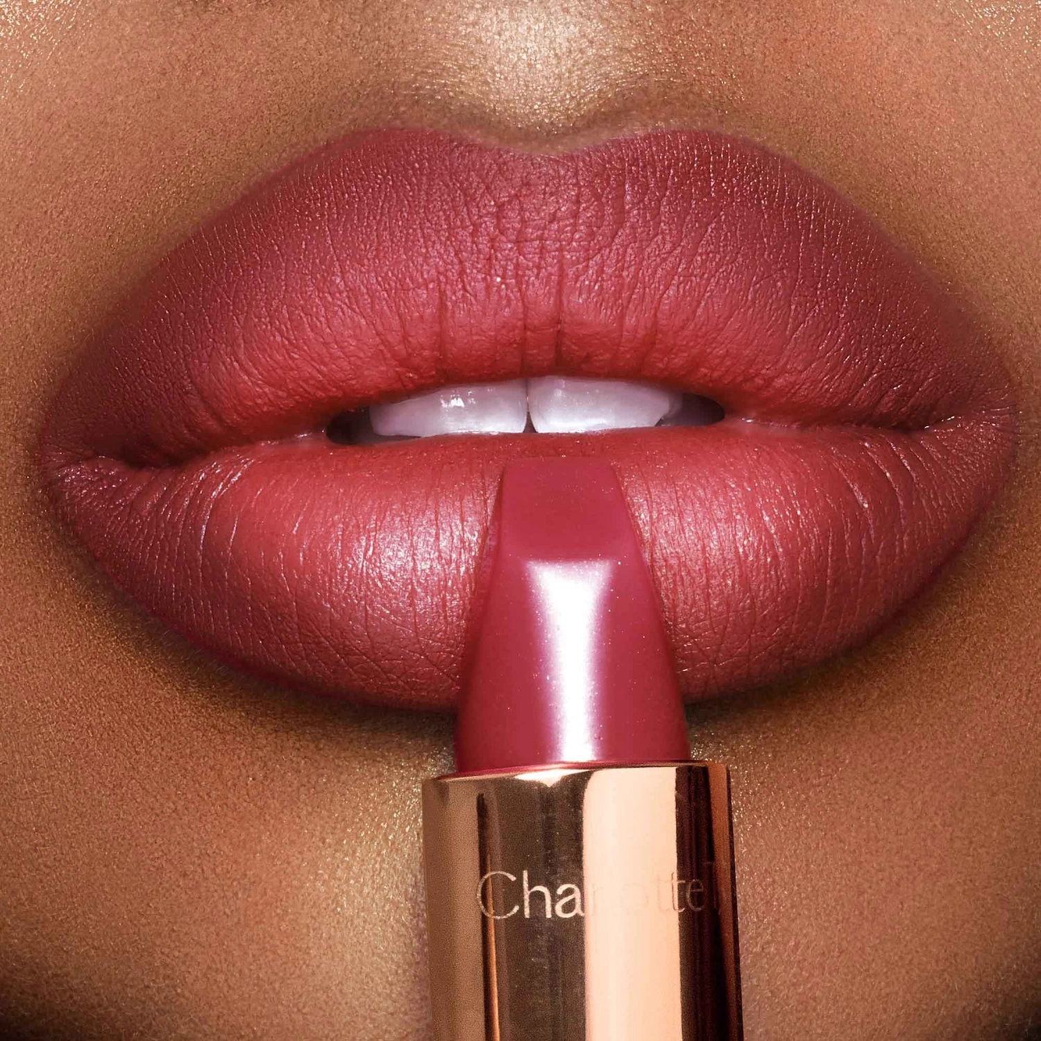 Charlotte Tilbury Matte Revolution Lipstick in Gracefully Pink - Pink Coral - Image 4