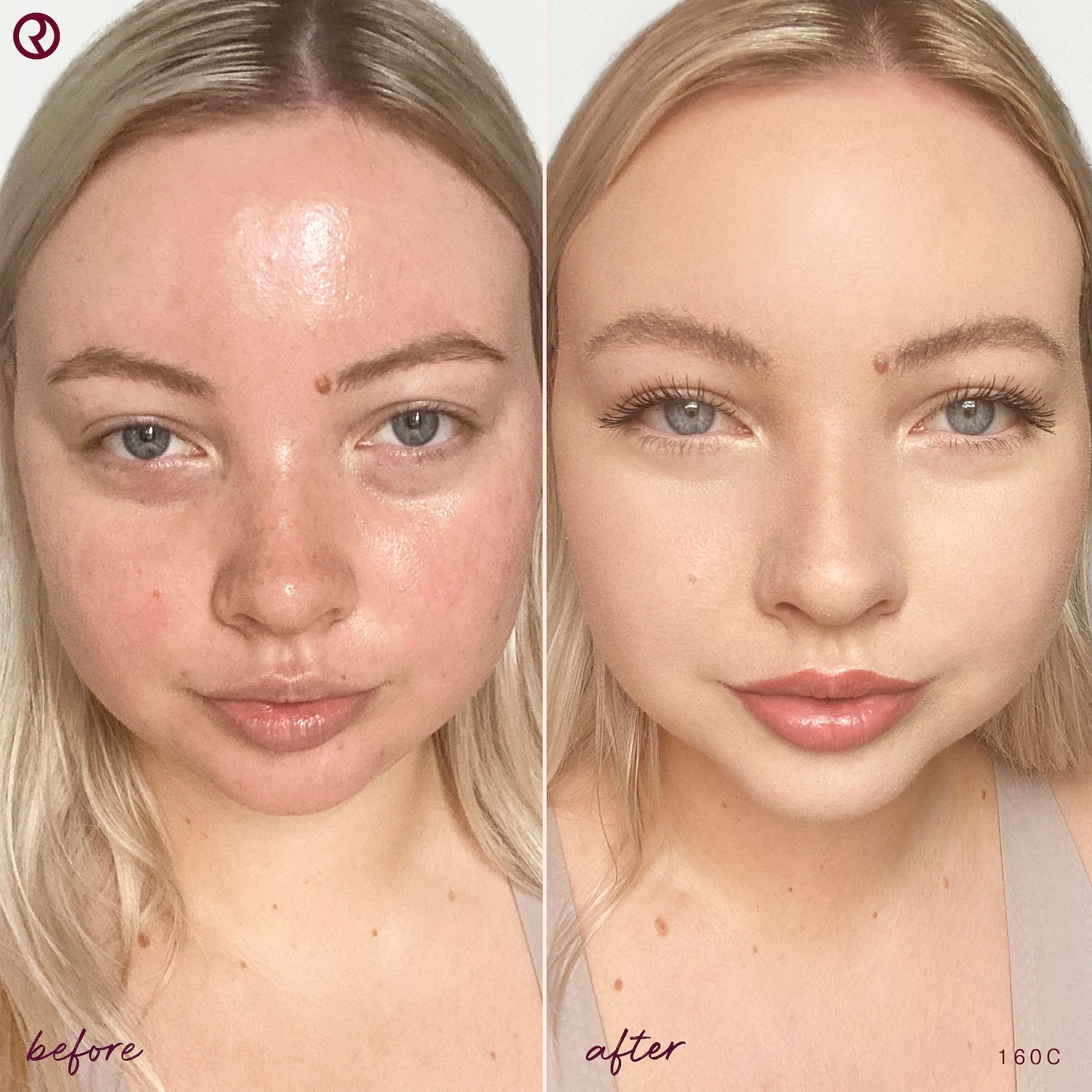 Rare Beauty by Selena Gomez Liquid Touch Weightless Foundation Color: 180W - Light Medium with Warm Beige Undertones - Image 4