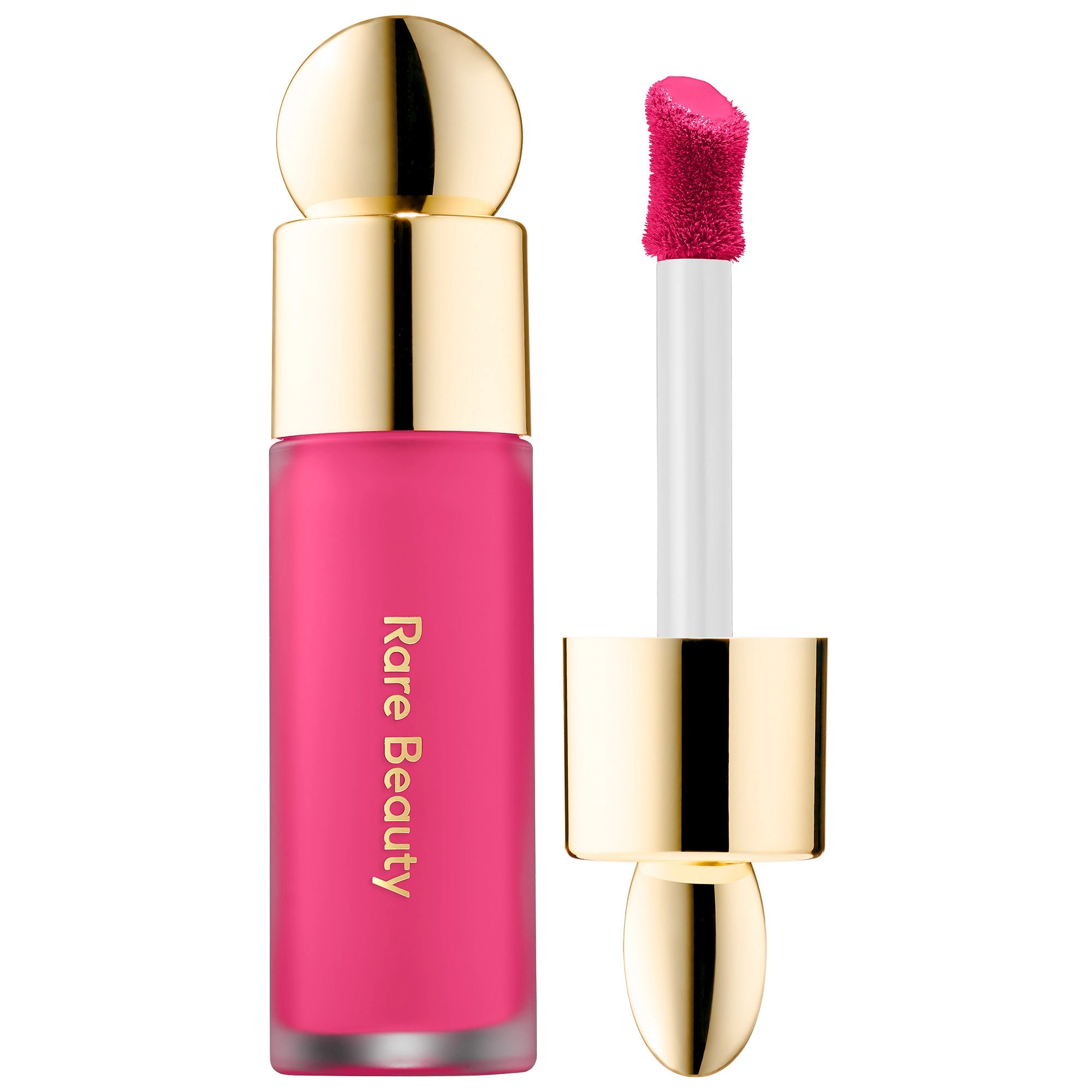 Rare Beauty Soft Pinch Liquid Blush in Lucky - Dewy Hot Pink