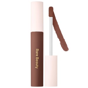 Rare Beauty Lip Soufflé Matte Cream Lipstick Color: Thrilling - True Brown Vegan