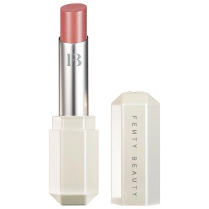 Fenty Beauty by Rihanna Slip Shine Sheer Shiny Lipstick Color: 06 Retro Rose - Dusty Pink