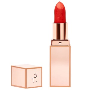 PATRICK TA Major Headlines Matte Suede Lipstick - She's Not From Here, Bright Coral, Vegan