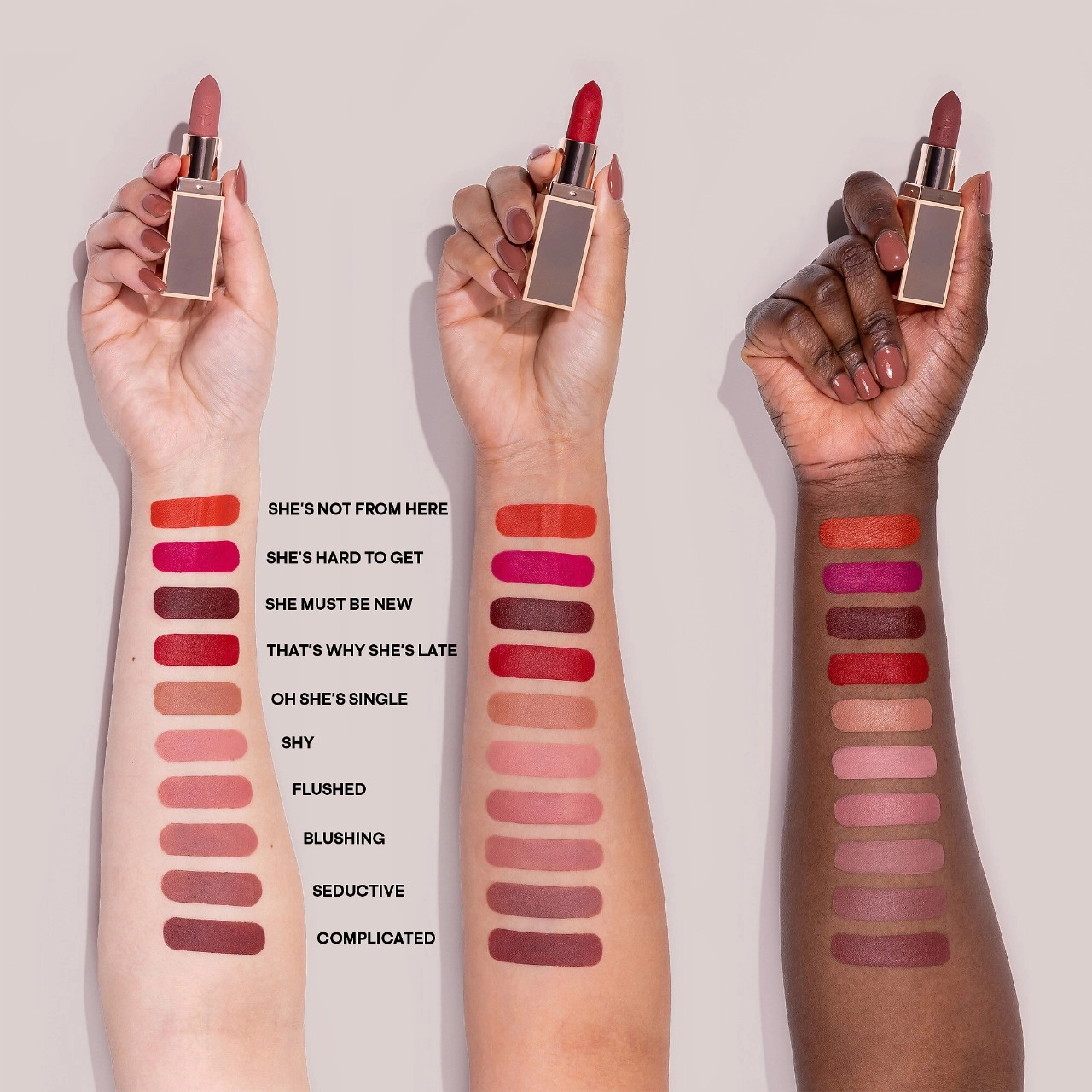 PATRICK TA Major Headlines Matte Suede Lipstick - She Must Be (Deep Wine) - Image 6