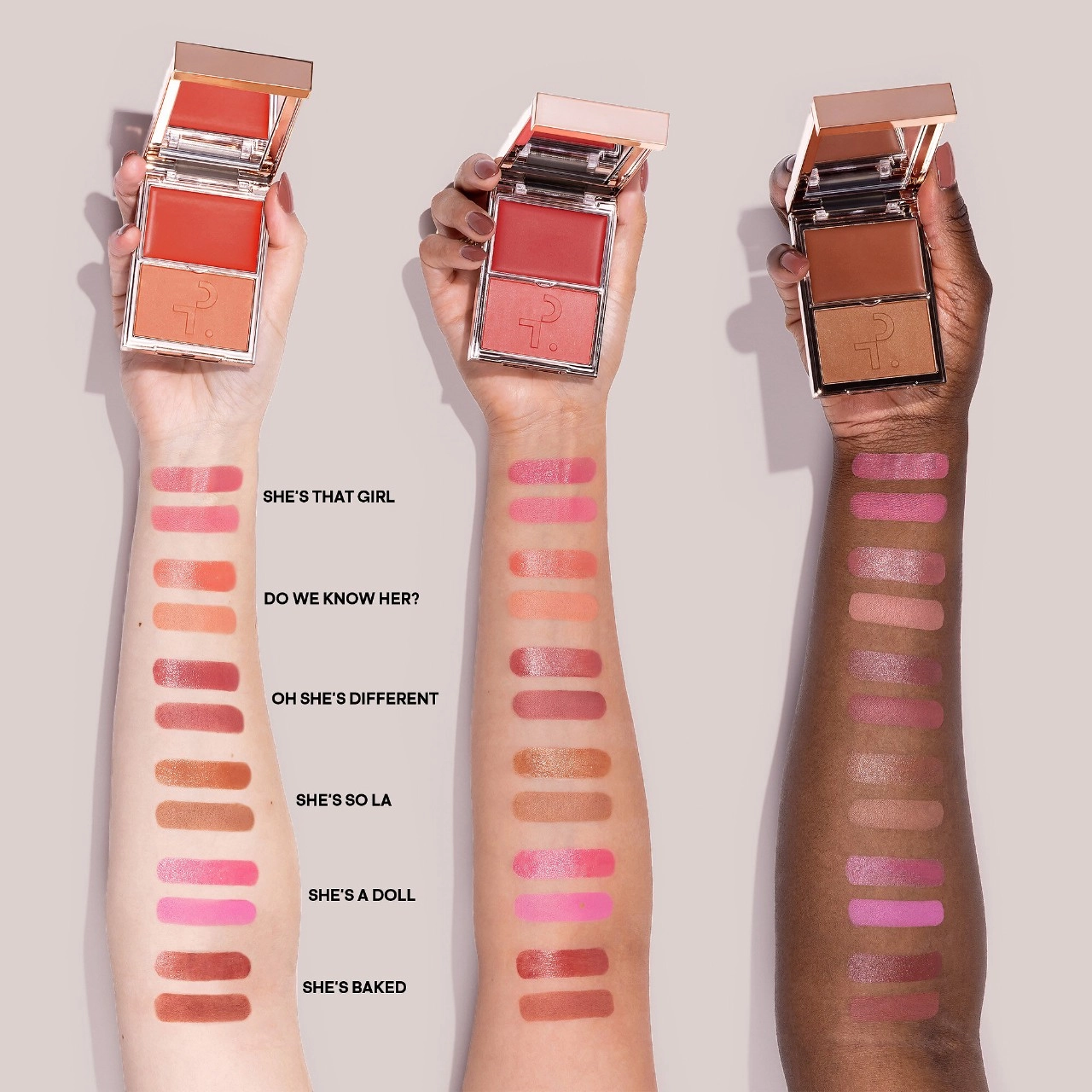 PATRICK TA Major Headlines Double-Take Crème & Powder Blush Duo - Do We Know Her (Neutral Peach) - Image 6