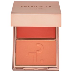 PATRICK TA Major Headlines Double-Take Crème & Powder Blush Duo - Do We Know Her (Neutral Peach)