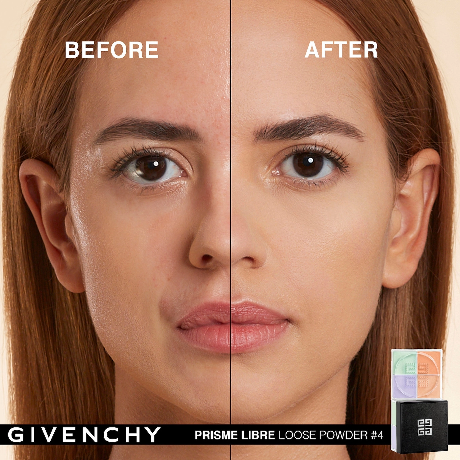 Givenchy Prisme Libre Loose Setting and Finishing Powder Color 4 Mousseline Acidulée for Medium Skintones - Image 2