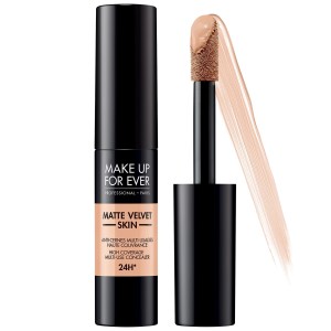 MAKE UP FOR EVER Matte Velvet Skin High Coverage Multi-Use Concealer Color 2.3 - Ivory