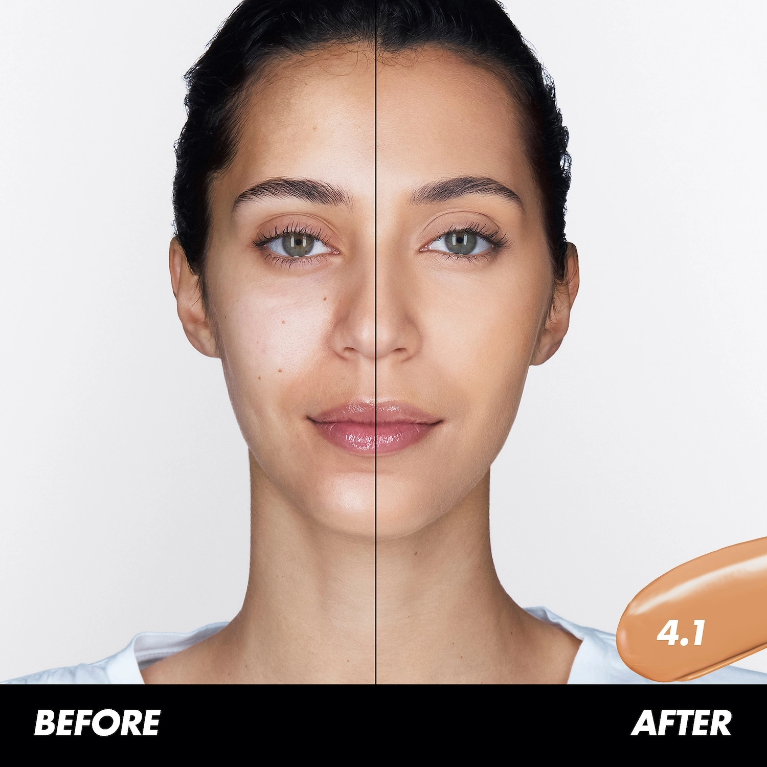 MAKE UP FOR EVER Matte Velvet Skin High Coverage Multi-Use Concealer 4.1 - Golden Honey - Image 3