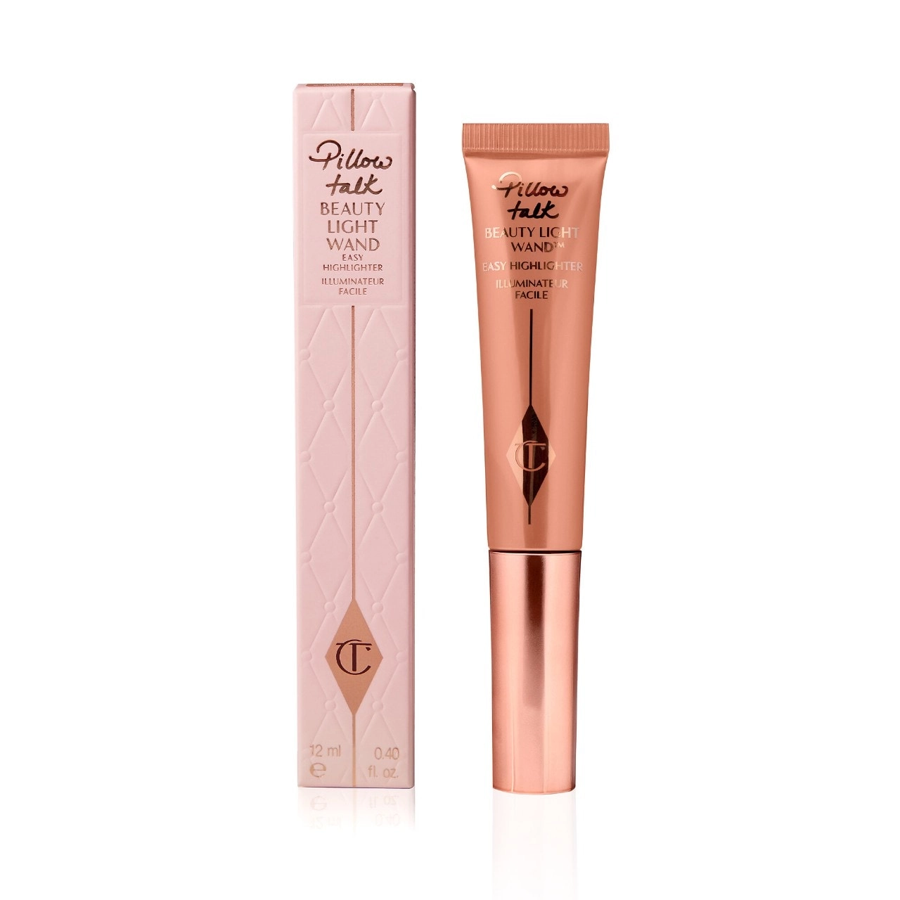 Charlotte Tilbury Beauty Highlighter Wand - Pillow Talk Medium - Image 7