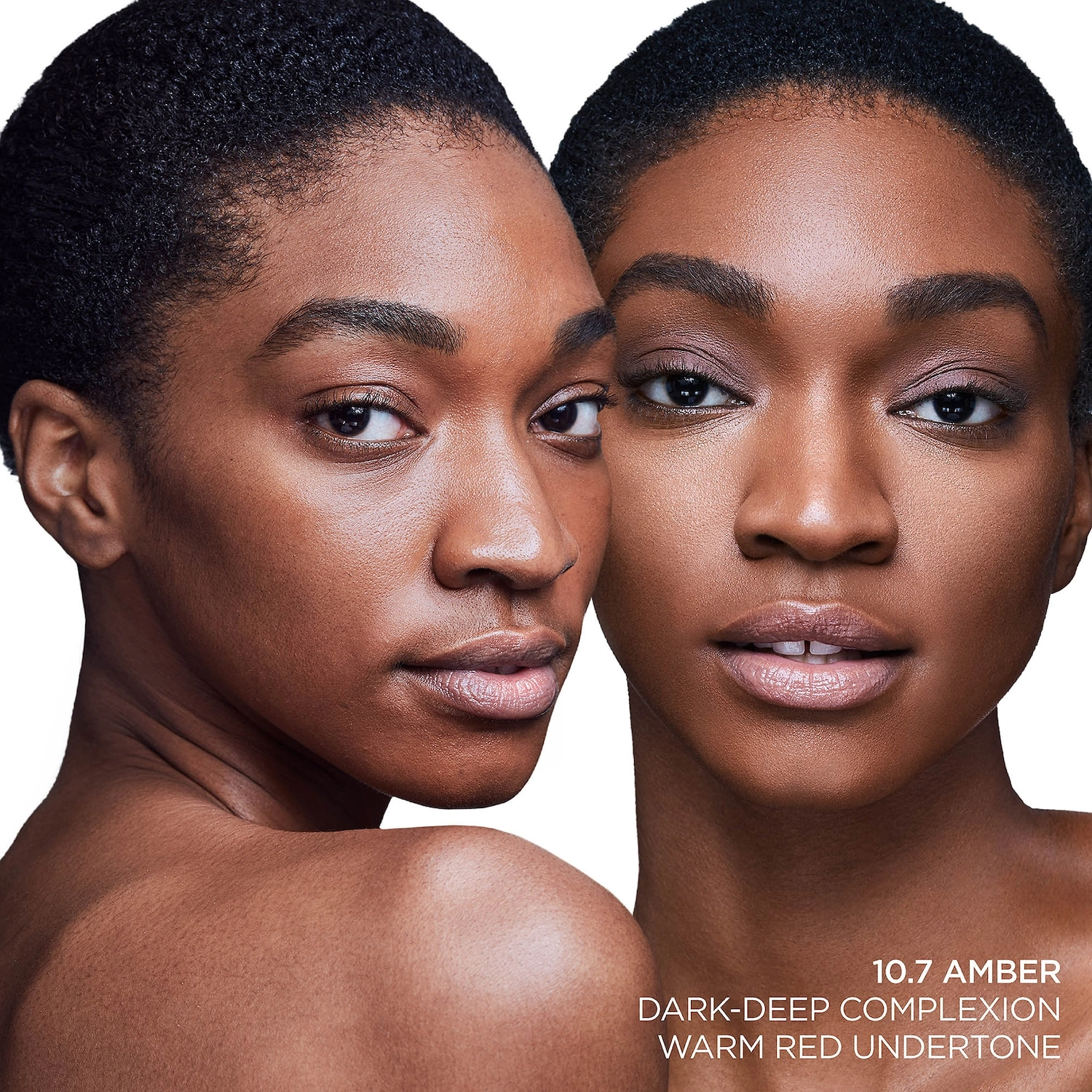 TOM FORD Traceless Soft Matte Foundation Color: 10.7 Amber - Dark-Deep, Warm Red Undertone - Image 2