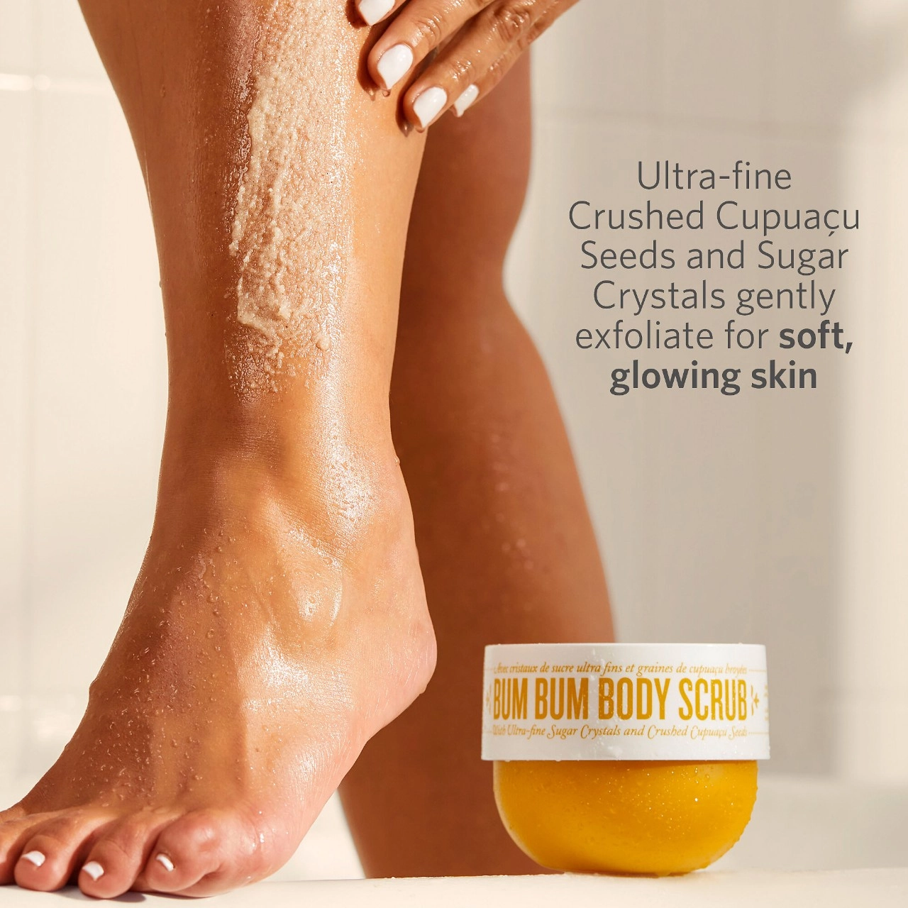 Sol de Janeiro Bum Bum Body Scrub 7.8 oz/220g - Exfoliate and Moisturize for Smooth Skin - Image 3