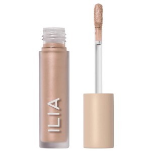 ILIA Liquid Powder Eye Shadow Tint - Glaze, Light Nude with Warm Champagne Pearl, Vegan, Metallic Finish