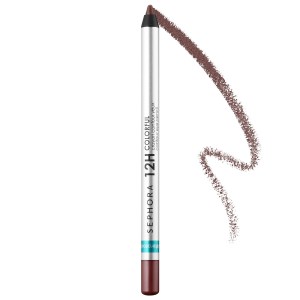 SEPHORA COLLECTION 12 Hour Contour Pencil Eyeliner in 14 Cocoa - Matte, Shimmer, Metallic Finish