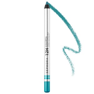 SEPHORA COLLECTION 12 Hour Contour Pencil Eyeliner - Peacock Blue, Matte, Shimmer, Metallic