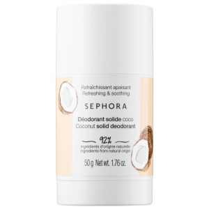 SEPHORA COLLECTION Clean Solid Deodorant Stick - Vegan, Aluminum-Free, Coconut Extract, Aloe Vera