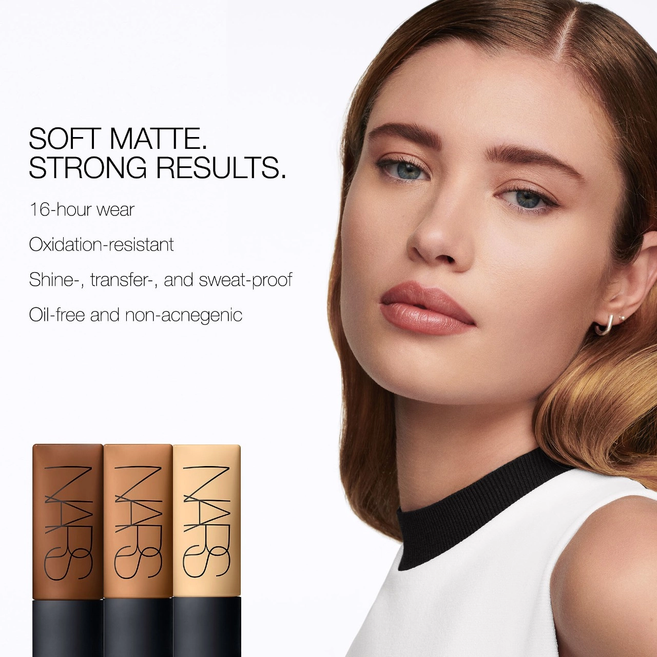 NARS Soft Matte Complete Foundation Color: Santa Fe - M2 - Medium - Image 6