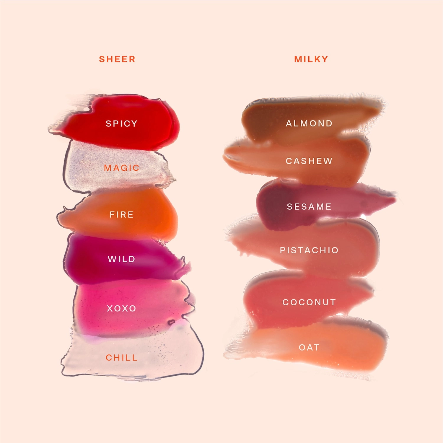 Tower 28 Beauty ShineOn Lip Jelly Non-Sticky Gloss Color: Oat - Semi-Sheer, Milky Peachy Pink Vegan - Image 9