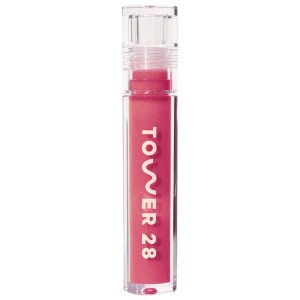 Tower 28 Beauty ShineOn Lip Jelly Non-Sticky Gloss - Coconut (Semi-Sheer, Milky Rosy Pink)