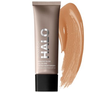 Smashbox Halo Healthy Glow Tinted Moisturizer Broad Spectrum SPF 25 with Hyaluronic Acid - Tan Dark