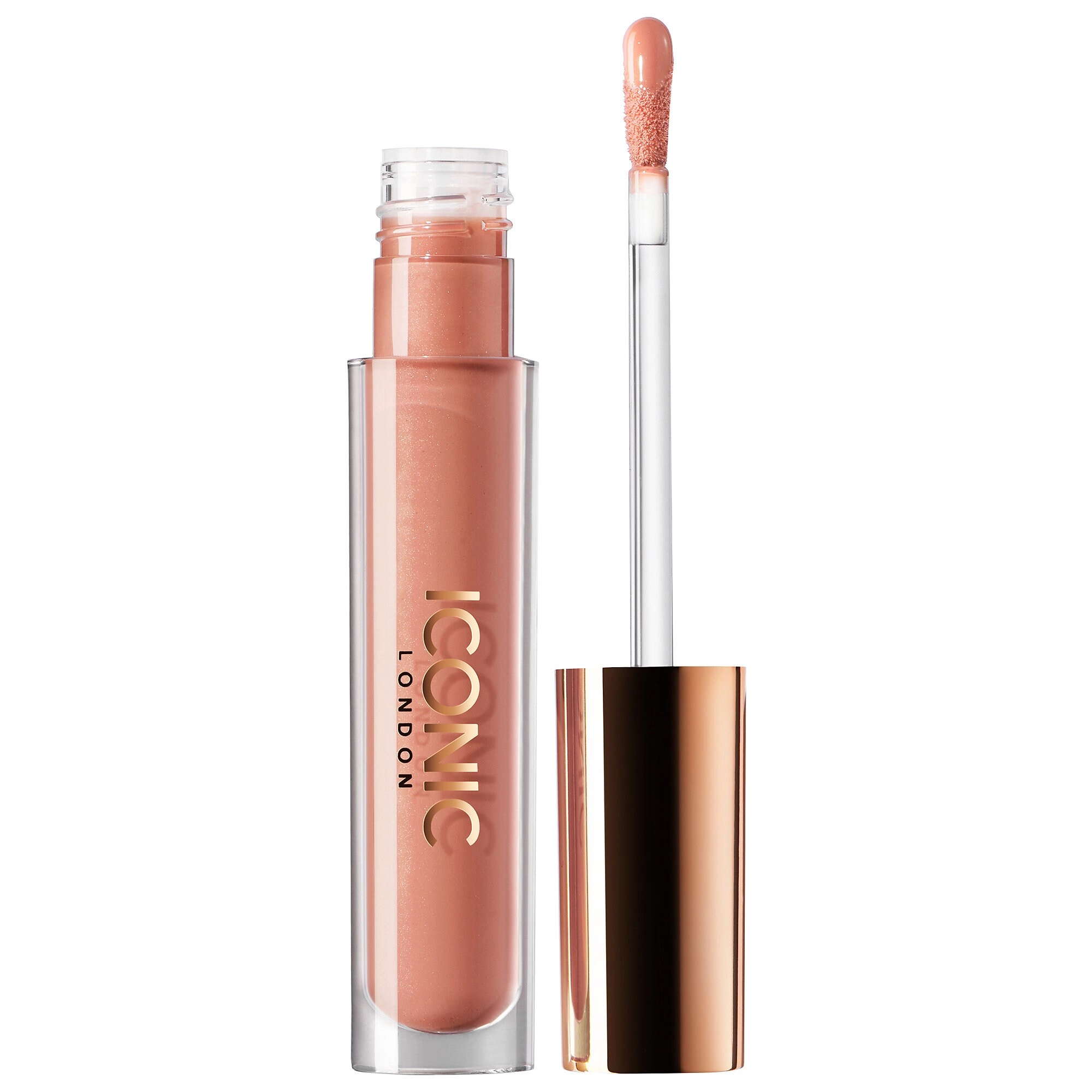 Iconic London Lip Plumping Gloss - Nearly Nude, Vegan, High Shine Finish