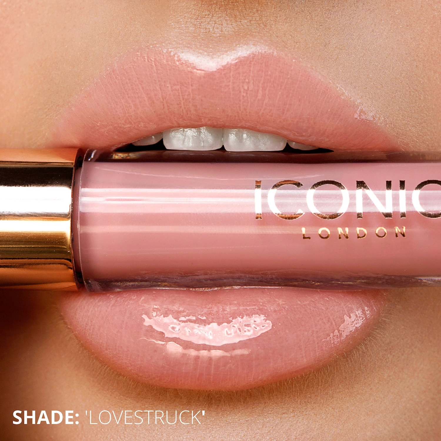 Iconic London Lip Plumping Gloss - Lovestruck (Mid Pink) - Image 4