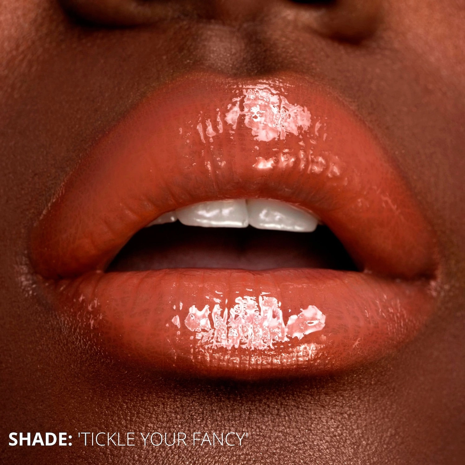 Iconic London Lip Plumping Gloss - Tickle Your Fancy, Light Cream Peach, Vegan - Image 2