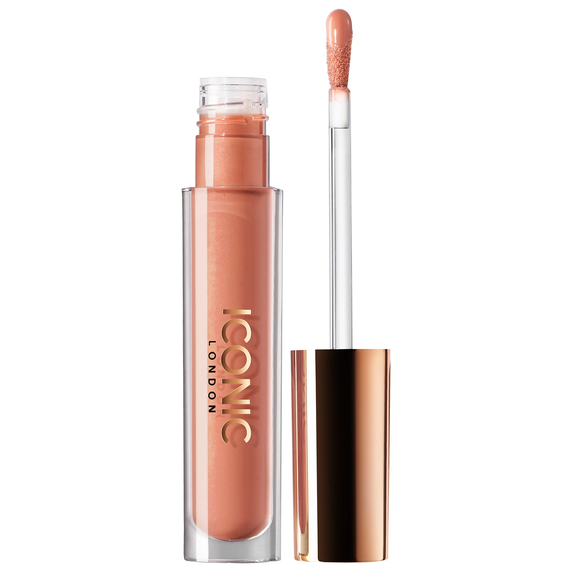 Iconic London Lip Plumping Gloss Color: Feeling It - Brown Nude