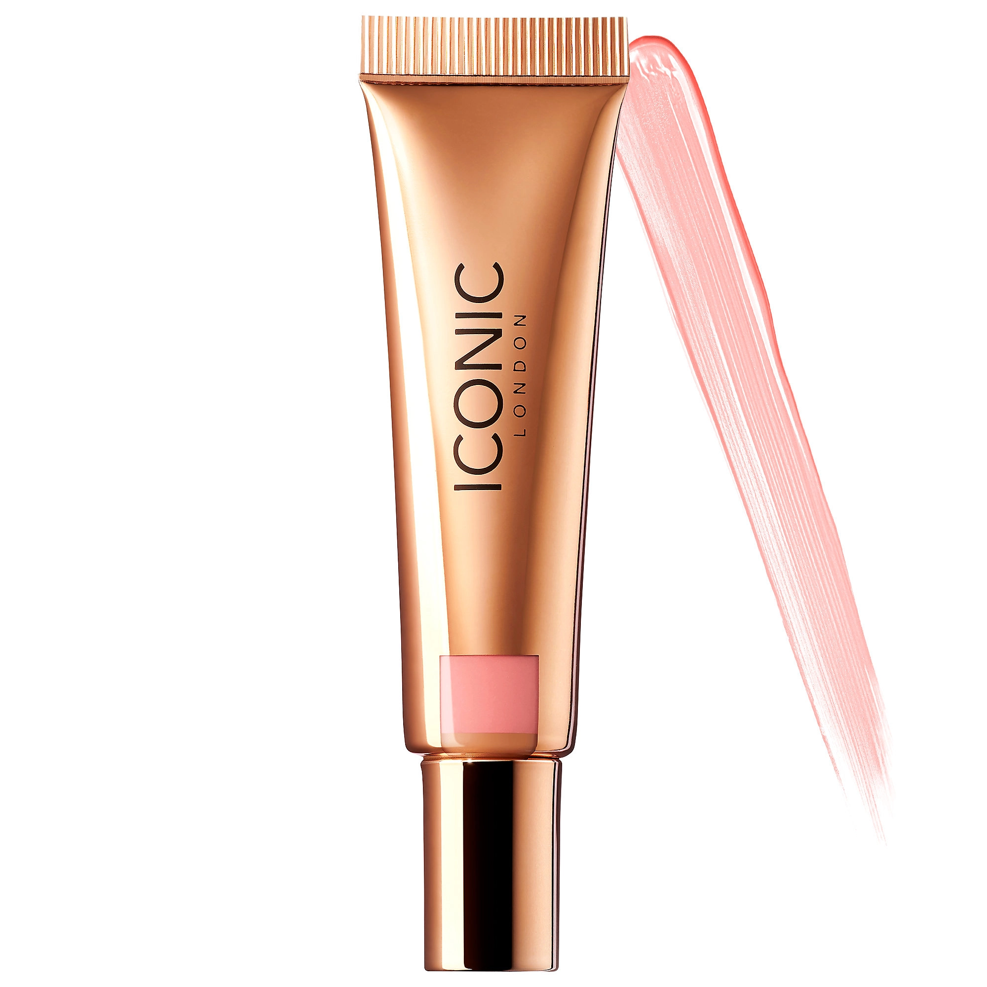 Iconic London Sheer Cream Blush in Rose Riot - Light Pink, Vegan, Matte Finish, Medium Coverage