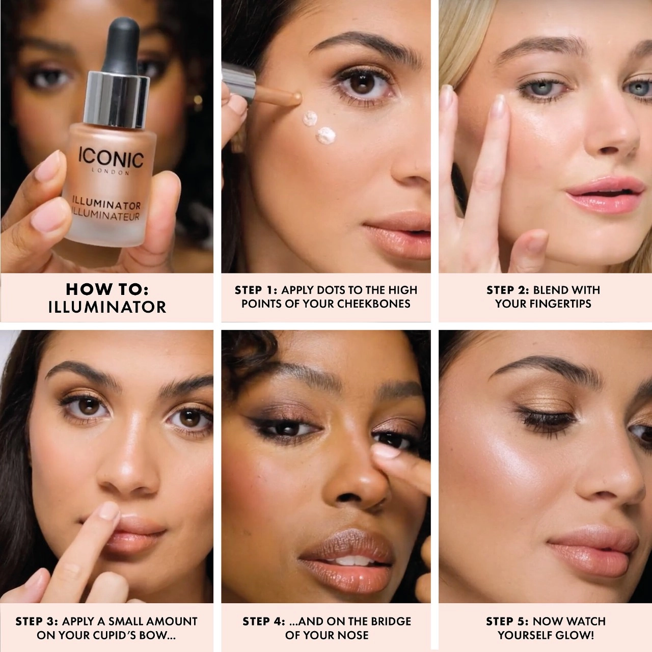 Iconic London Illuminator Liquid Highlight - Original Champagne-Toned Shimmer - Image 8