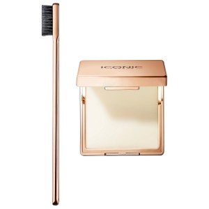 Iconic London Brow Silk and Brush Bundle - Vegan Natural Finish All Hair Types