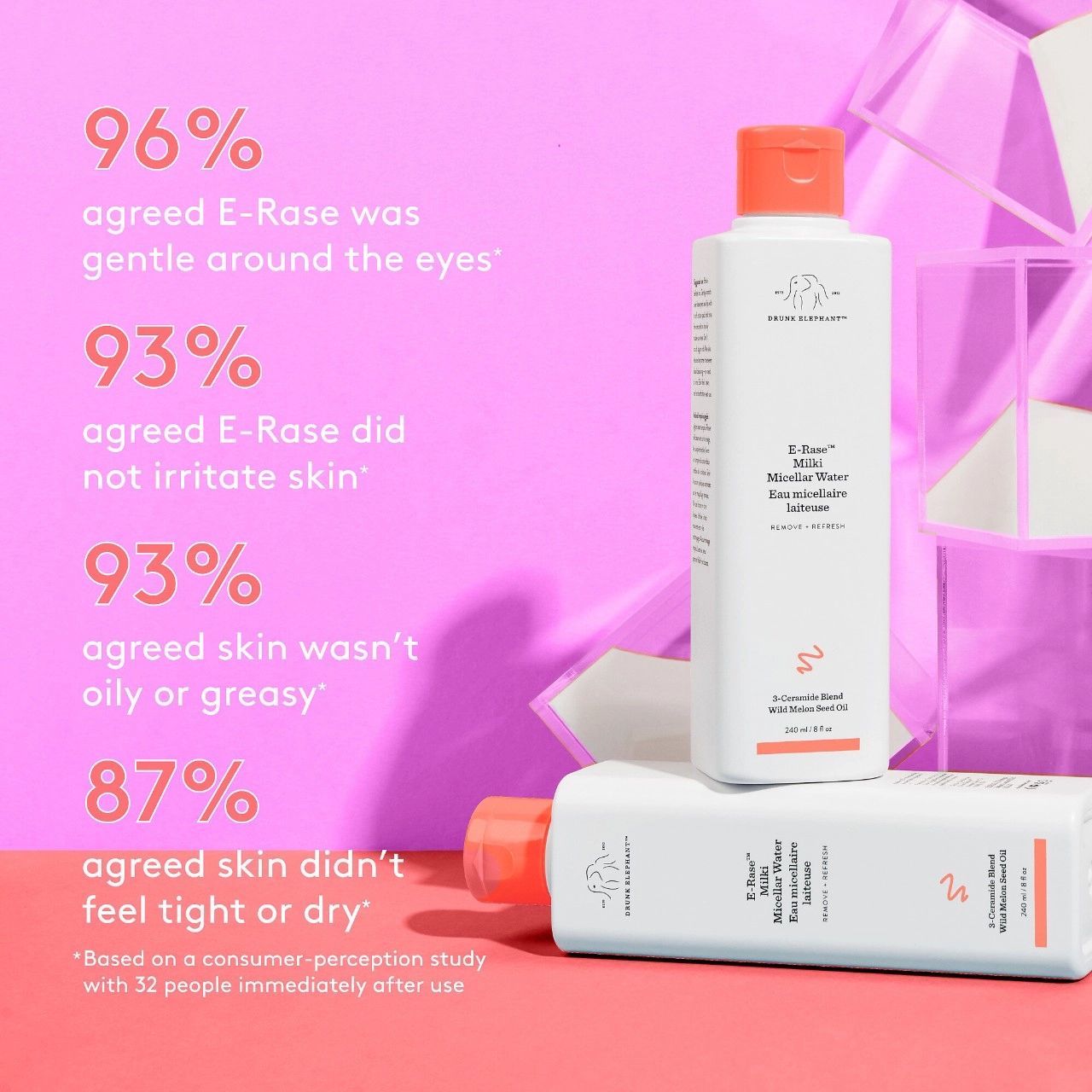 Drunk Elephant E-Rase™ Milki Micellar Water Mini 3.3 oz/ 100 mL - Image 12