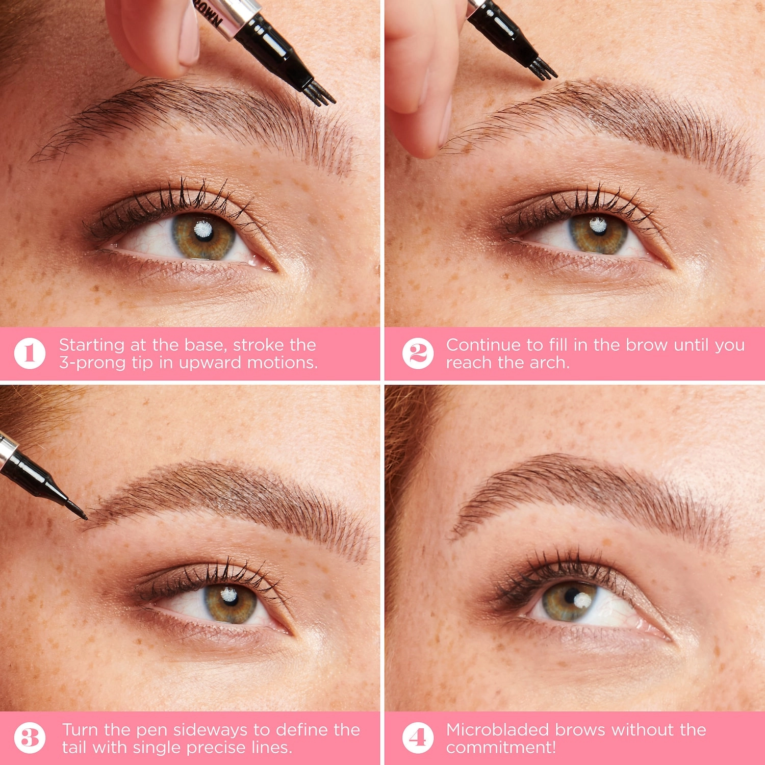 Benefit Cosmetics Brow Microfilling Eyebrow Pen - Light Brown - Image 7