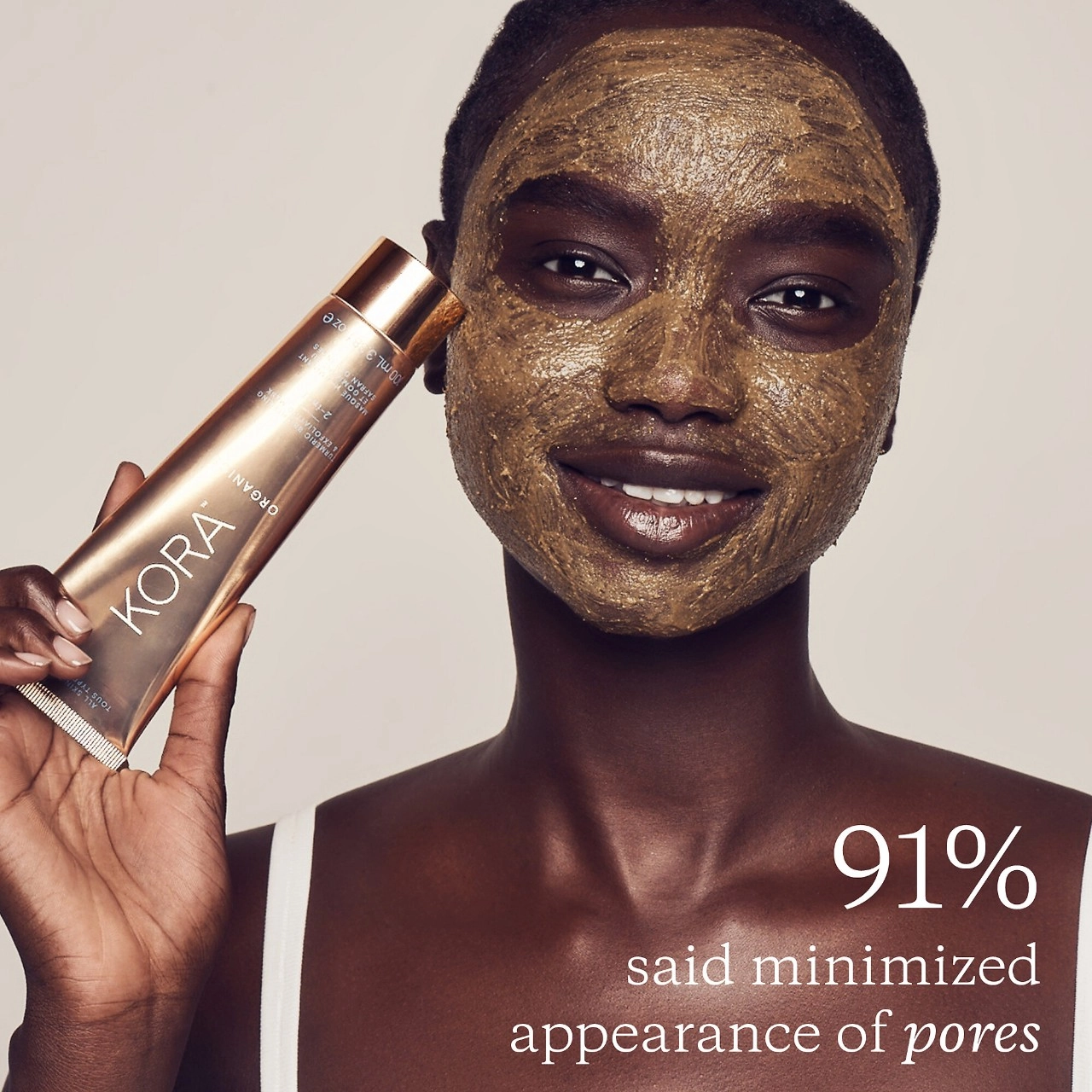 KORA Organics Mini Turmeric BHA Pore & Brightening Treatment Mask 1.0 oz/ 30 mL - Image 11