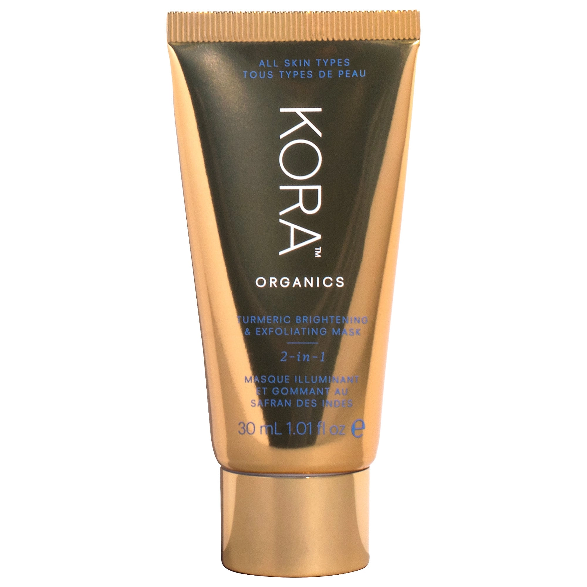 KORA Organics Mini Turmeric BHA Pore & Brightening Treatment Mask 1.0 oz/ 30 mL