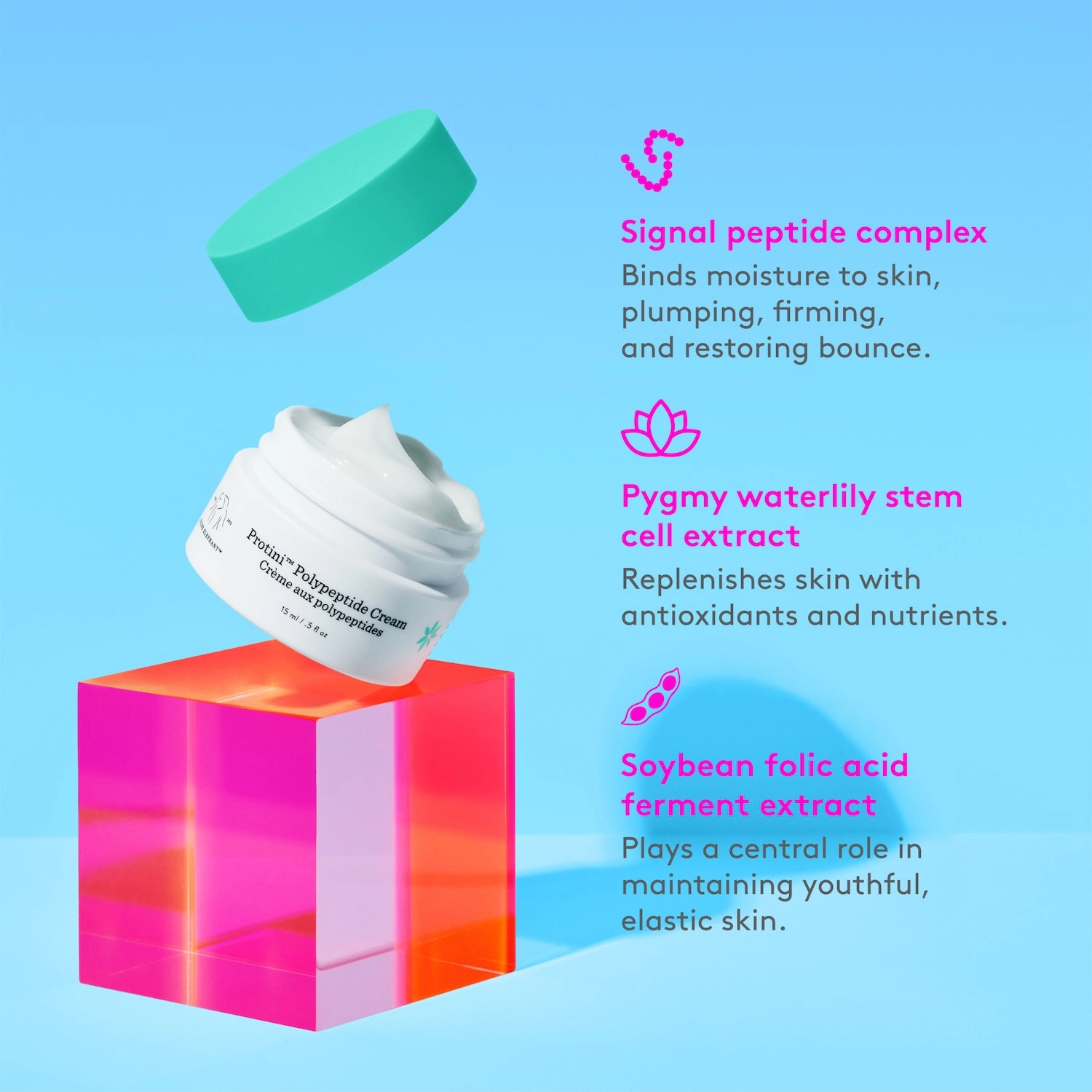 Drunk Elephant Mini Protini™ Polypeptide Moisturizer 0.50 oz / 15 mL - Image 4