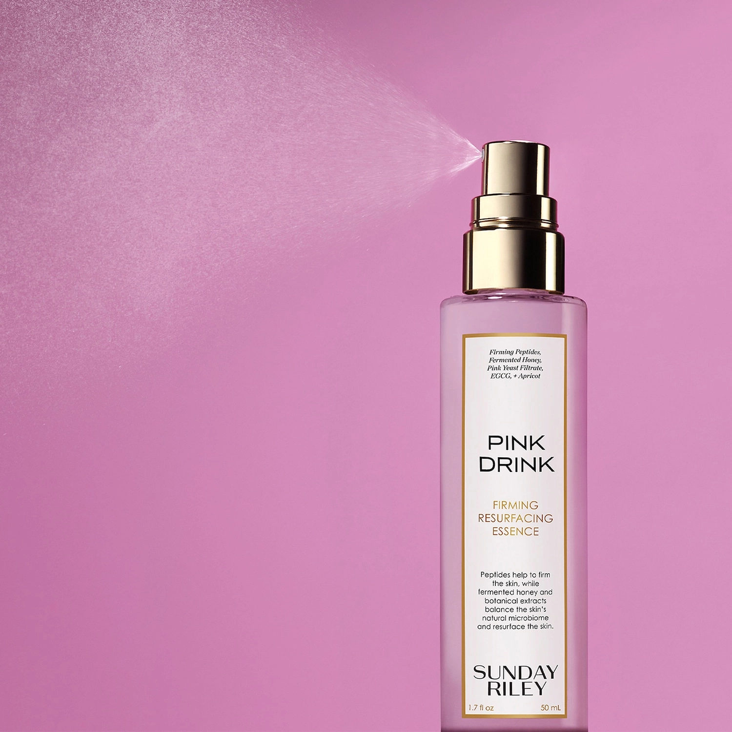 Sunday Riley Pink Drink Firming Resurfacing Peptide Face Mist - Image 3