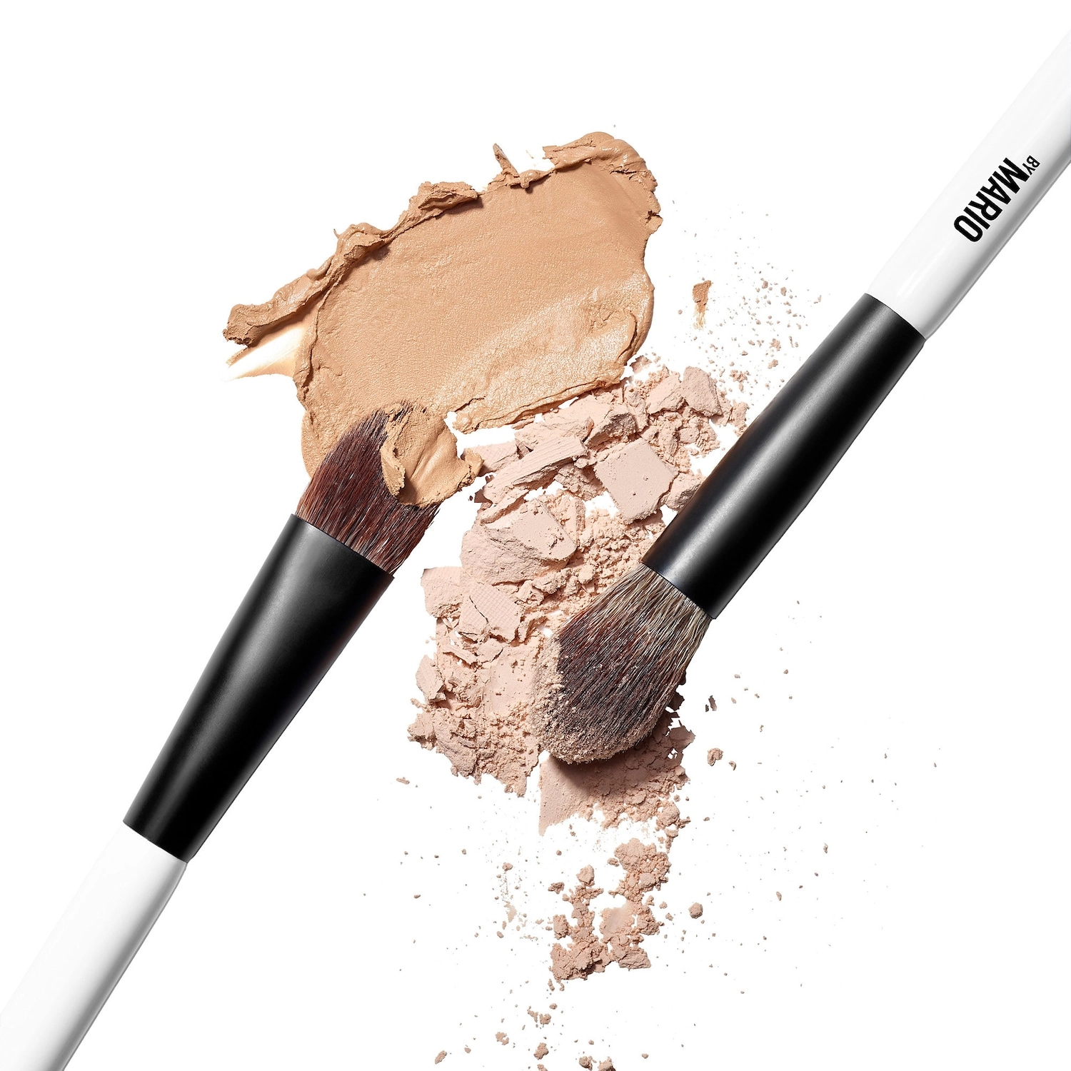 MAKEUP BY MARIO Master Eye Prep & Set™ - Medium, Light Coverage Matte Finish Pressed Powder & Cream Formula - Image 2