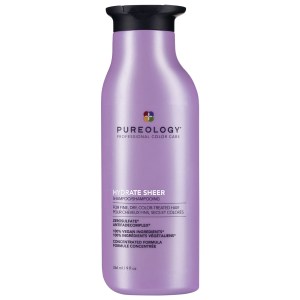 Pureology Hydrate Sheer Shampoo for Fine, Dry, Color-Treated Hair 9 fl oz/ 266 mL Vegan