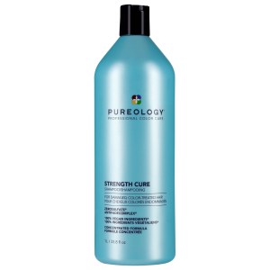 Pureology Strength Cure Strengthening Shampoo for Damaged Color-Treated Hair 33.8 fl oz/1000 mL