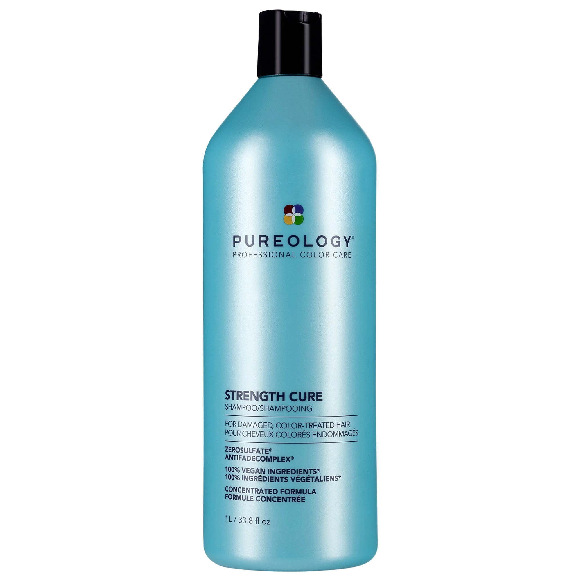 Pureology Strength Cure Strengthening Shampoo for Damaged Color-Treated Hair 33.8 fl oz/1000 mL