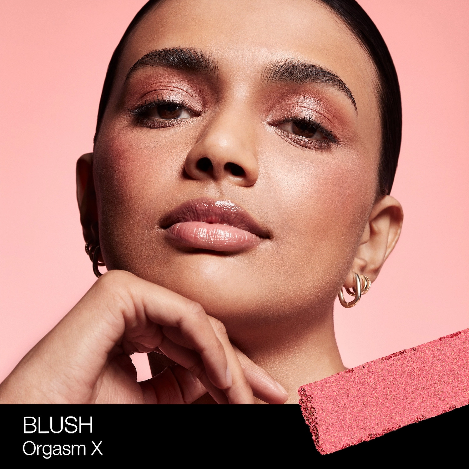 NARS Mini Orgasm X Blush - Shimmering Deep Coral, Long-Wearing, Pressed Powder Formula - Image 4