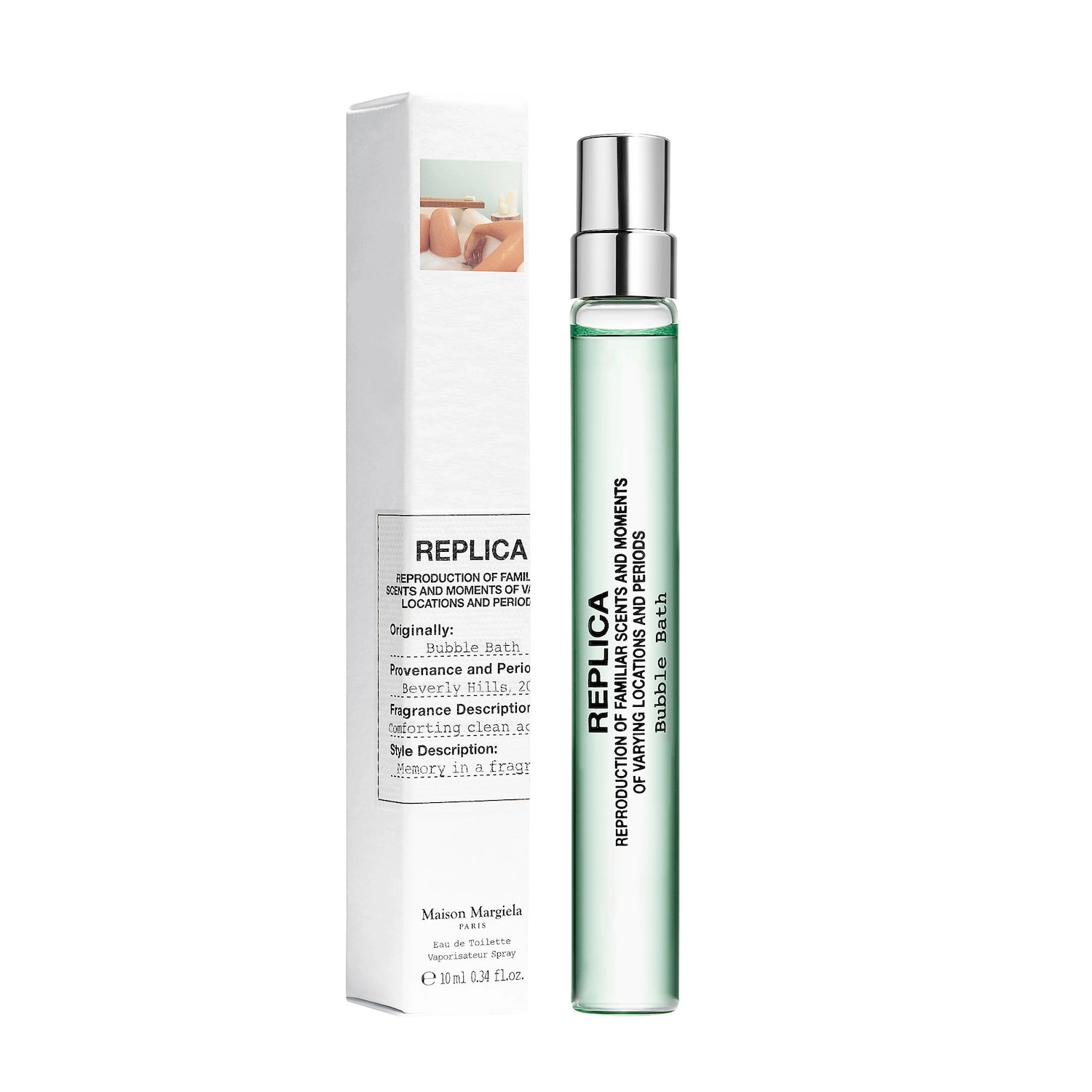 Maison Margiela 'REPLICA' Bubble Bath Travel Spray 0.33 oz / 10 mL Fresh Scent - Image 8