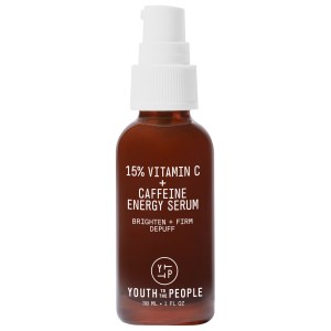Youth To The People 15% Vitamin C + Caffeine Energy Brightening Serum for Uneven Tone - 1 oz / 30 ml